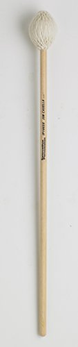 Innovative Percussion IP1003X Jim Casella Indoor/Outdoor Hard/Heavy Marimba Mallets - Off White Yarn - Birch