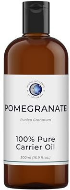 Mystic Moments | Granatapfel-Trägeröl | 1 Liter | Granatapfel-Öl für Hautpflege, Haarpflege, Massage und kosmetische Mischungen.