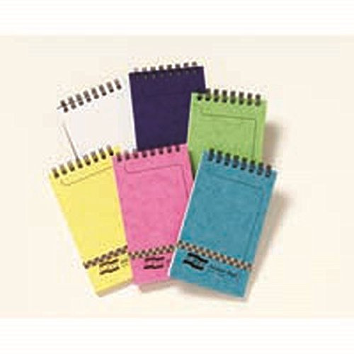 Europa Minor Notepad 127x76mm Wirebound Elasticated Ruled 80gsm 120 Page Assorted Code 4920Z Pack 20