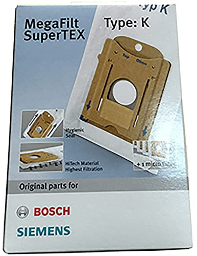 SACHET DE SACS TYPE K SIEMENS pour PIECES ASPIRATEUR NETTOYEUR PETIT ELECTROMENAGER - 00468265