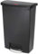 Rubbermaid Commercial Products Slim Jim 1883615 90 Litre Front Step Step-On Resin Wastebasket - Black