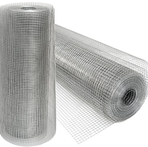Niederberg Metall 20m x 100cm Volierendraht - Feuerverzinkt 12x12 Maschendrahtzaun Kaninchendraht