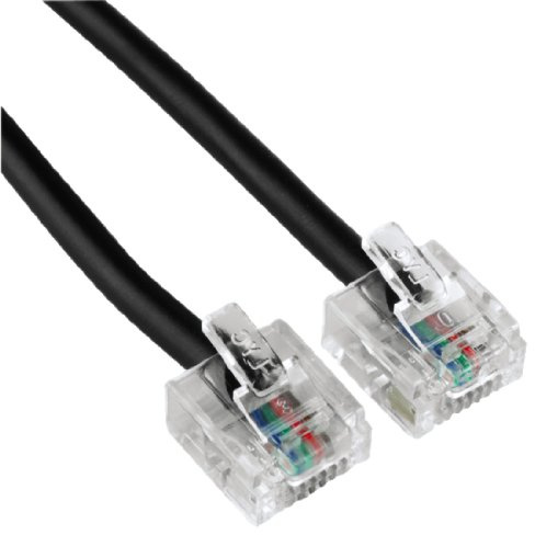 Hama Modular-Stecker US 8p4c (kurz) - Modular-St. US 8p4c (kurz), 3 m