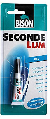 BISON - 1490288 - COLLE SUPER GLUE GEL 3GR