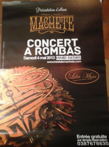 Machete – Latino Music – 60 x 80 cm Mostra/Poster