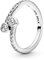 PANDORA Ring Unendliche Liebe silber, Zirkonia 191023CZ 56