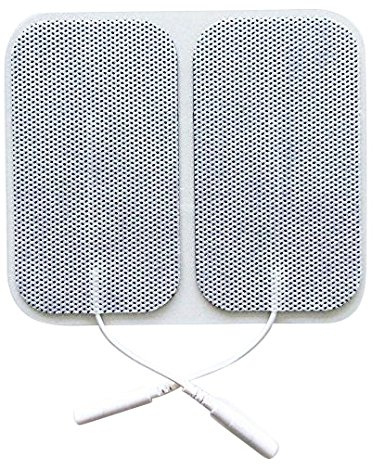 20 Stück selbstklebende Elektroden von der Marke ZEN-QI, 50x90 mm. Wiederverwendbar. Für TENS TIMS EMS Reizstrom-Geräte mit 2 mm-Stecker-Anschluss.