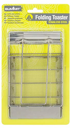 Summit Folding Toaster Stainless Steel Ideal For Camping, Fishing, Travelling & Outdoor Use