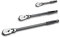 Capri Tools Ratsche True 72Z 5-Grad-Schwingbogen, 3-Piece Set/Flex-Head Low Profile