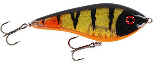Westin Swim Glidebait - Jerkbait, Farbe:3D Golden Perch, Länge/Gewicht/Schwimmverhalten:12cm / 53g / suspending