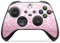 DeinDesign Skin kompatibel mit Microsoft Xbox Series X Controller Folie Sticker pink Glitzer Look Glanz