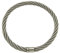 Edelstahl Halsbänder Drahtseil Abschließbare Drehmomente Halsband Halsband Halskette Anhänger O-Ringe Halsbänder (Innendurchmesser 140mm)