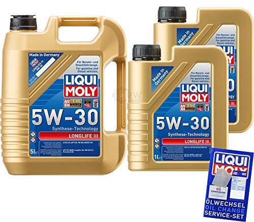 QR-PARTS 69988458 7 Liter Original Longlife III 5W-30 Motoröl Engine Oil Motorenöl
