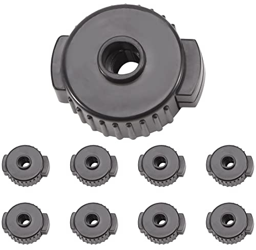 Veciado 9 Pezzi Set di Batteria ABS a Rapido Eliminazione Piatto Assemblaggio Veloce Mate Accessori di Ricambio