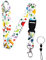 EASTERUP Schlüsselband für Schlüssel, Schlüsselband, hochwertig, weich, seidig, breit, schön bedruckt, Ausweis, Lehrer, Schlüsselband (Dino)