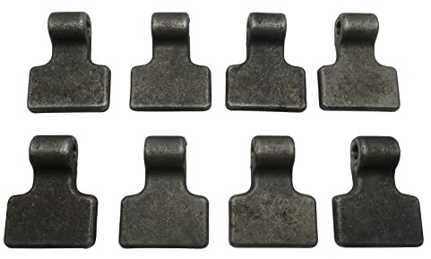 SecureFix Direct Dropside Pickup Trailer Tailgate Hinge X8 (Weld On Spade Paddle Gudgeon Pin Heavy Duty)