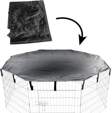 KCT Weatherproof Cover/Floor Standard 8 Panel Pet Play Pens
