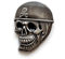 Skull Totenkopf Gothic Schädel Edel Biker Metall Button Pin Anstecker 0966 A