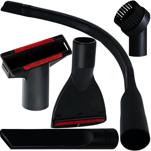 Retoo Set di accessori per aspirapolvere, spazzola per la polvere da 32 mm, ugelli per aspirapolvere, compatibili con aspirapolvere Miele, Kärcher, Siemens, Samsung, AEG, Bosch, Panasonic, Philips