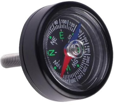 Lenker-Fahrradkompass | Tragbarer Fahrradkompass Fahrrad-Headset-Kompass,Überlebenskompass, multifunktionales Outdoor-Navigationsgerät für Straßenfahrzeuge, Mountainbikes Zonewd