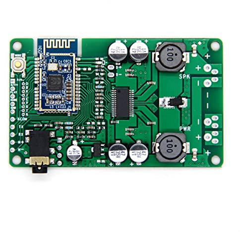 Waiecnksa Bluetooth 5.0 Amplifier Board AUX 20W/30W Serial Port to Change Name Mono Stereo Module Amplificador (Support Call)