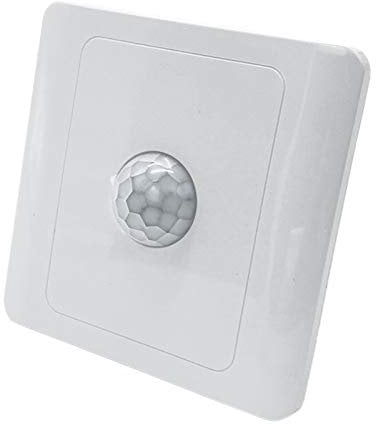 Peowuieu Interrupteur de Capteur de Mouvement Infrarouge PIR 220V ContrôLe Automatique Interrupteur D'éClairage de Lampe LED DéTecteur D'Induction de Corps Intelligent