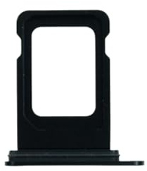 2x Sim Card Tray Holder Slot Adattatore Sostituzione Compatibile con iPhone 15 / iPhone 15 Plus Nero
