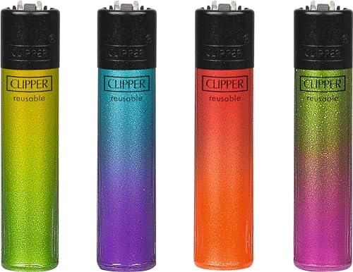 Clipper Micro Feuerzeuge Verschidenen Modelle Inkl. Gratis Crystal Balls (Micro Crystal Gradient)