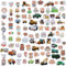 GullSkies 150Stück Lustige Cartoon Bear Aufkleber Set,100 Cute Kawaii Bär Sticker Kinder und 50 Excavator Stickers,Waterproof Vinyl Sticker,für Laptop,Scrapbook,Fotoalbum,Trinkflasche,Skateboard