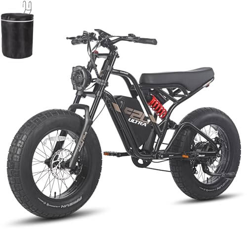 Fafrees [ Offiziell F20 Ultra 48V 25Ah Akku E-Bike Damen 20 Zoll, Farfrees Ebike Herren, 79N.m E Mountainbike, Elektrisch Fahrrad bis 180kg, Fatbike Elektro, Elektrofahrrad Erwachsene IPX5