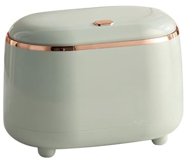 dabinzhijia Poubelle de Table avec Couvercle, Mini Poubelle Salle de Bain, Poubelle Bureau, Poubelle pour Cuisine Table, Chambre Enfant