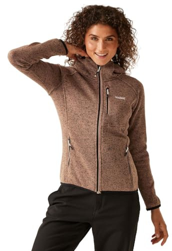 Regatta Damen Fleecejacke WMS Hood Newhill mit Kapuze Warm Taupe - 20