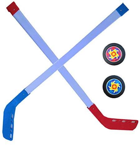Generisch Crosse de Hockey sur Glace pour Enfants, Crosse de Hockey Junior, fabriquée en Plastique ABS Flexible et, Facile à Assembler