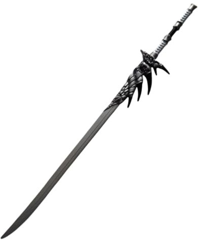 damdos Épée de feu dragon pour Halloween, épée de feu de 109,2 cm, épée de feu monstre pour cosplay, jeu de rôle, cadeau d'anniversaire