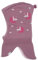 maximo Mini Girl-Schlupfmütze Jacquard Einhorn Made in Germany 49 Foxglove/Sun pink