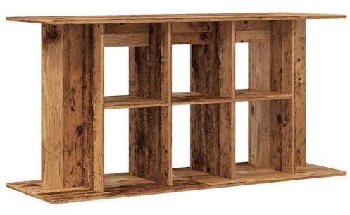 vidaXL aquarium stand/cabinet - fish tank support - old wood finish - 120x40x60cm