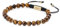 GAVU Herren Tigerauge Perlenarmband braunes Edelstein Armband für Männer