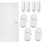 WIYETY Fensteralarm Türalarm Selbstklebend 4Pcs: Drahtlose Home Security Alarmanlage mit 90DB Alarmton, Mini Einbruchschutz mit Wireless Magnetsensor für Wohnung, Büro, Wohnmobil Mehr