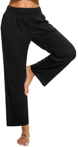 Marvmys Pantaloni da Yoga da Donna Pantaloni Casual da Sudore Pilates Yoga da Donna Pantaloni in Cotone da Donna Pantaloni da Jogging Fitness da Corsa da Donna Comodi Pantaloni Morbidi 3XL