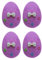 Montesy Pack Of 4 Easters Eggs Cutlery Holders Beautiful Easters Eggs Pattern Flatware Bags For Memorable Holiday Event