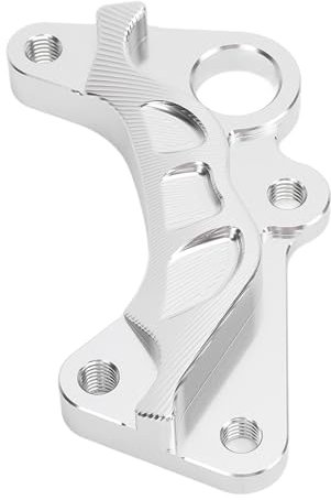 Front Brake Caliper Adapter Brackets, Clothing -proof High Strength Heavy Service Type Motorcycle Brake Caliper Bracket Primavera 150 (Silver)