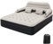 RAPTAVIS King Size Luftmatratze mit Kopfteil und Kissen, Aufblasbare Bett Aufblasbare Matratze