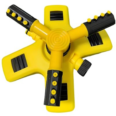 Garten Sprinkler, 360 Grad Rotierende Gartensprenger, Rasensprenger, Sprenger Sprinkler, Gartensprenger Mit 3 Arme, Rotierender Wasser Sprinkler Bewässerungssystem Regner Für Rasen, Pflanzen, Blumen