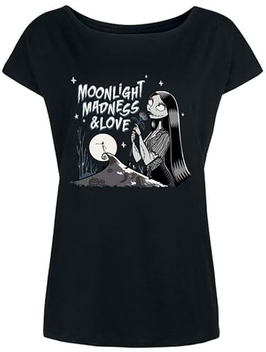 The Nightmare Before Christmas Madness & Love Frauen T-Shirt schwarz