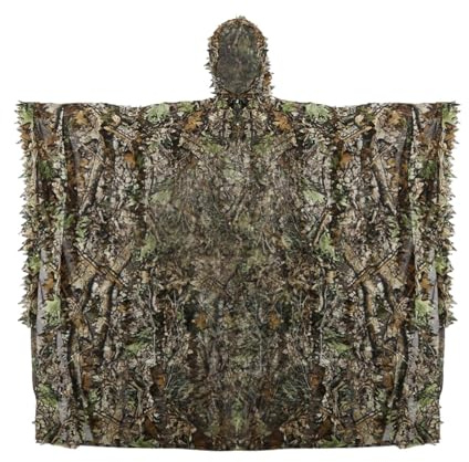 Costume de camouflage de photographie d'oiseaux - tenue confortable de photographe de camouflage 3D | Camouflage réaliste pour les pousses de la faune, l'observation des oiseaux en plein air, la cache