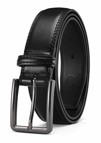 CHAOREN Mens Belt Leather - 1 3/8 Dress Belts for Men - Considerate Gift for Work Business Casual Jeans