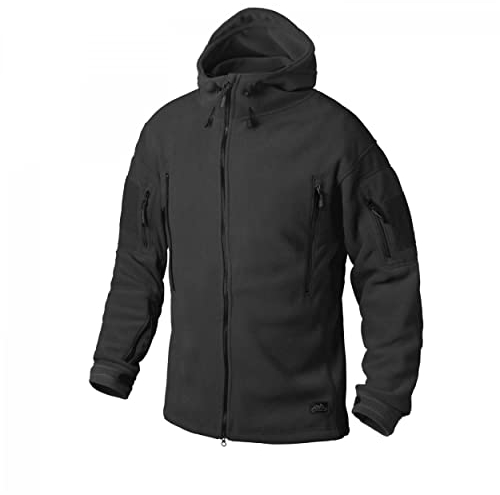 Helikon, giacca Patriot, in pile, colore: nero Black S