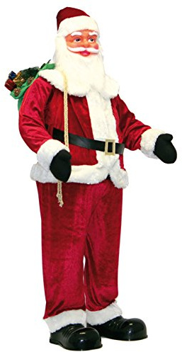 infactory Père Noël géant avec Fonction karaoké -150 cm