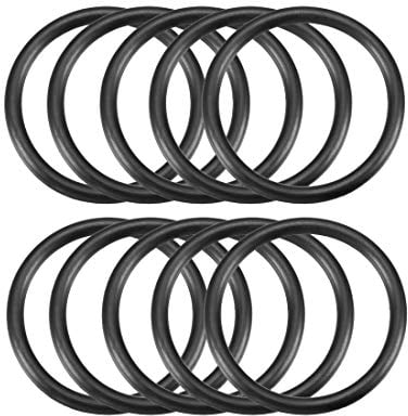 sourcing map Pack mit 10 Flansche Dichtung Nitrilkautschuk metrischer O-ring 36mm Außendmr. 30mm Innendmr. 3mm breit