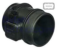 DELPHI AF10230-12B1 Luftmassenmesser/Luftmengenmesser LMM 12V 4-Polig Kompatibel mit FORD Focus II Schrägheck DA, HCP, DP 1232944 AF10230 1920HH